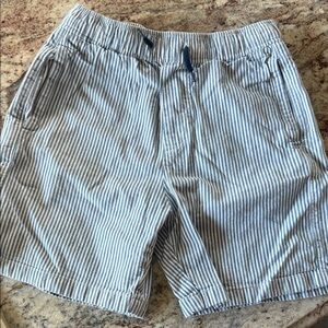 Abercrombie Kids Blue and White Striped Shorts